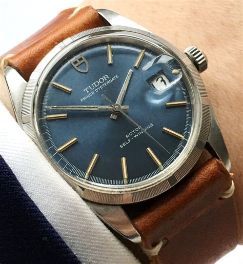 tudor prince oysterdate blue dial|prince oysterdate vintage.